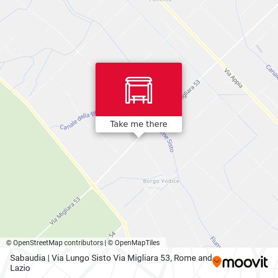 Sabaudia | Via Lungo Sisto Via Migliara 53 map