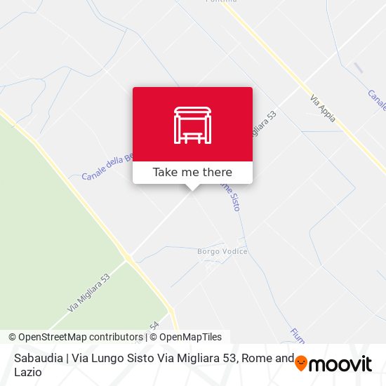Sabaudia | Via Lungo Sisto Via Migliara 53 map
