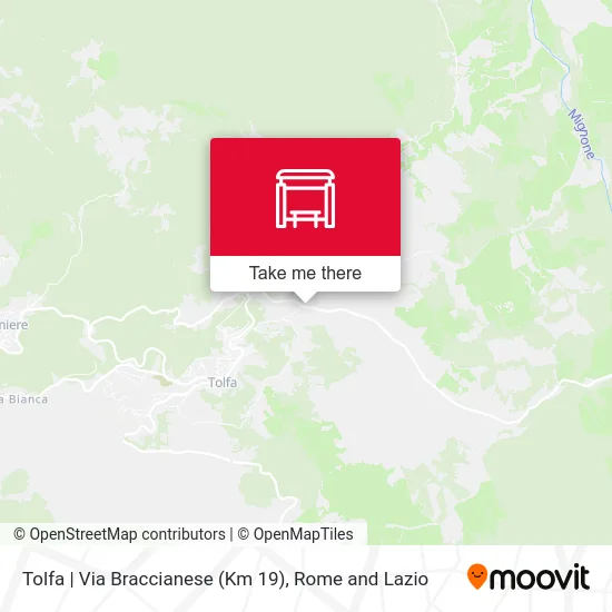 Tolfa | Braccianese Road (Km 19) map