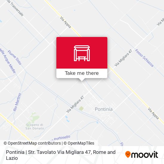 Pontinia | Str. Tavolato Via Migliara 47 map