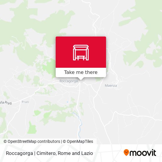 Roccagorga | Cimitero map