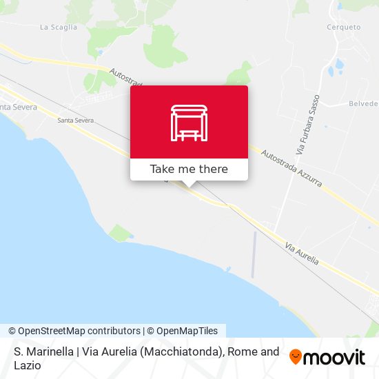 S. Marinella | Via Aurelia (Macchiatonda) map