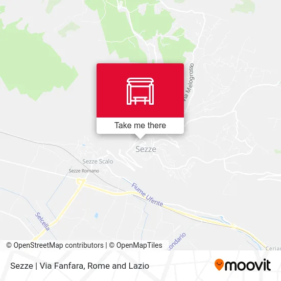 Sezze | Fanfara Street map