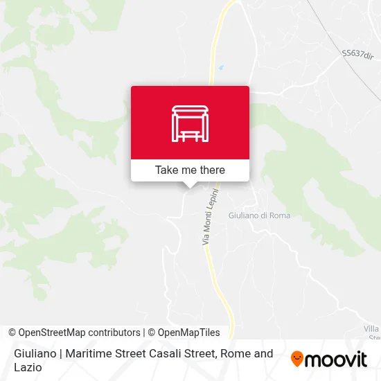 Giuliano | Maritime Street Casali Street map