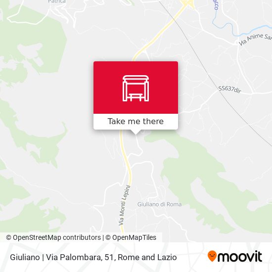 Giuliano | Via Palombara, 51 map