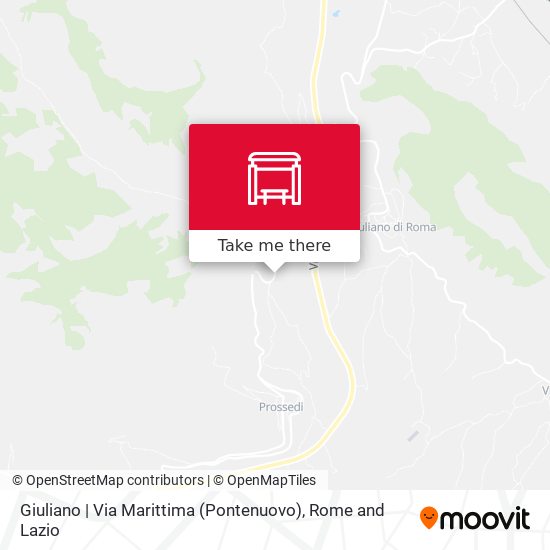 Giuliano | Via Marittima (Pontenuovo) map