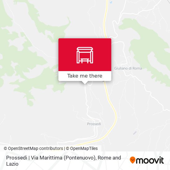 Prossedi | Via Marittima (Pontenuovo) map