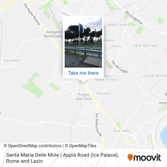Santa Maria Delle Mole | Appia Road (Ice Palace) map
