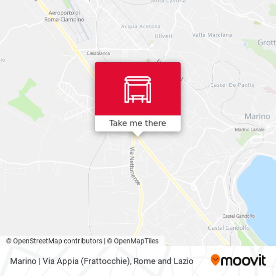 Marino | Via Appia (Frattocchie) map