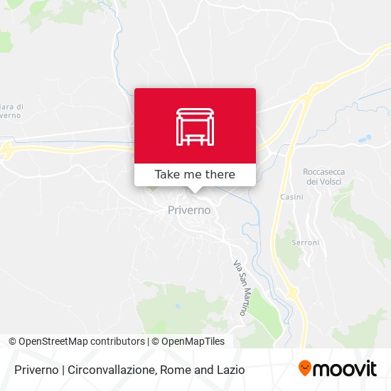 Priverno | Circonvallazione map