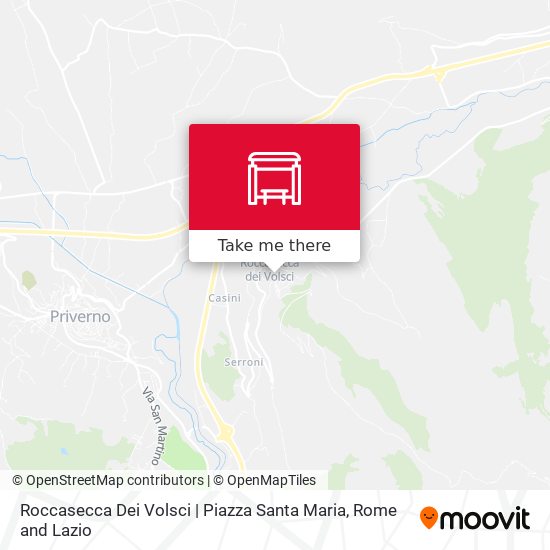 Roccasecca Dei Volsci | Piazza Santa Maria map