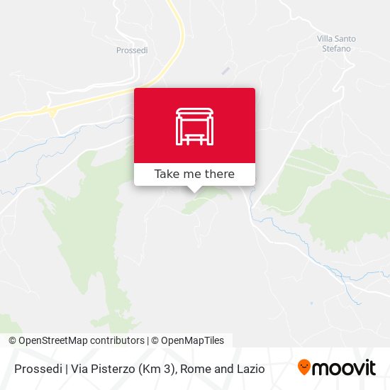 Prossedi | Via Pisterzo (Km 3) map