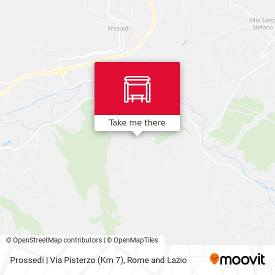 Prossedi | Via Pisterzo (Km 7) map