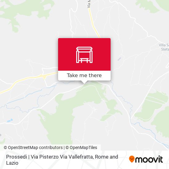 Prossedi | Via Pisterzo Via Vallefratta map