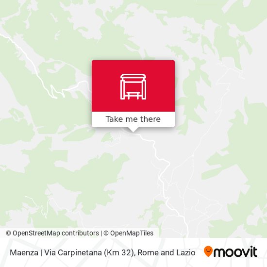 Maenza | Via Carpinetana (Km 32) map