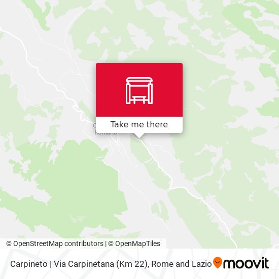 Carpineto | Via Carpinetana (Km 22) map