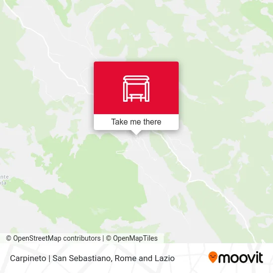 Carpineto | San Sebastiano map