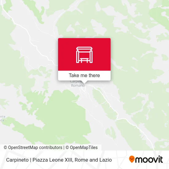 Carpineto | Leo XIII Square map