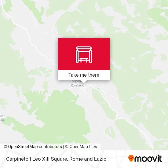 Carpineto | Leo XIII Square map