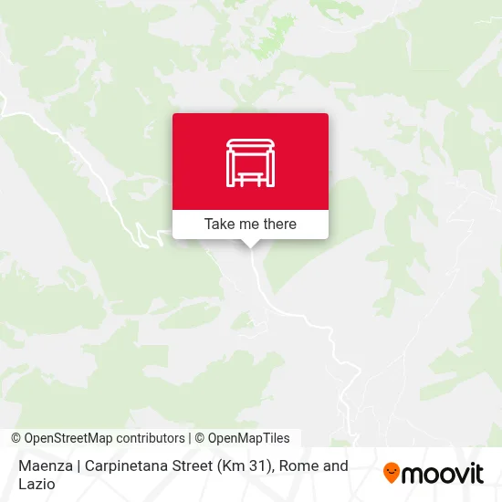 Maenza | Carpinetana Street (Km 31) map