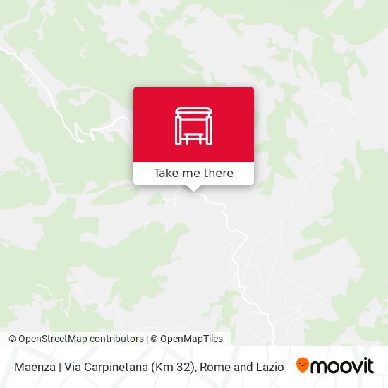 Maenza | Via Carpinetana (Km 32) map