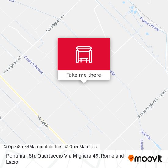 Pontinia | Str. Quartaccio Via Migliara 49 map