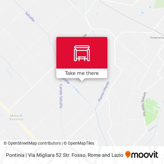 Pontinia | Via Migliara 52 Str. Fosso map
