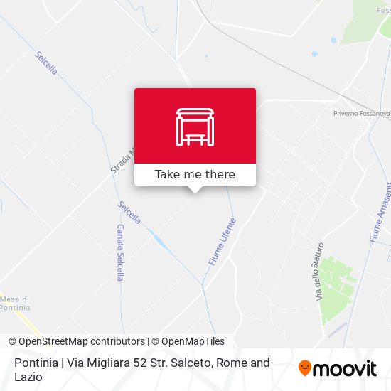 Pontinia | Via Migliara 52 Str. Salceto map