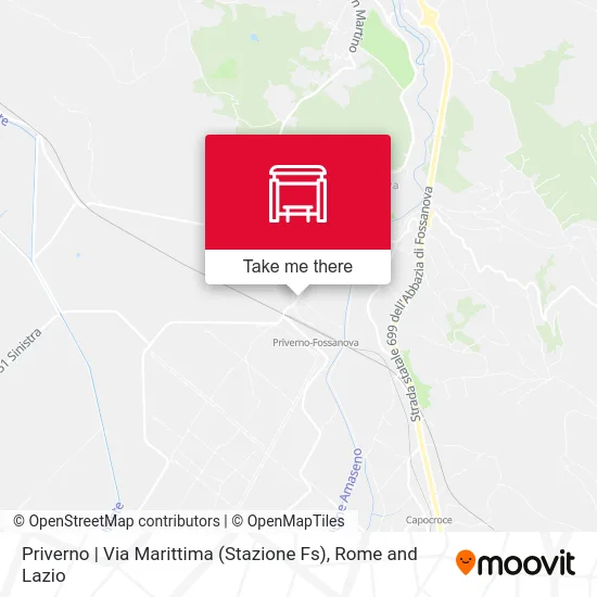 Priverno | Maritime Road (Railway Station) map