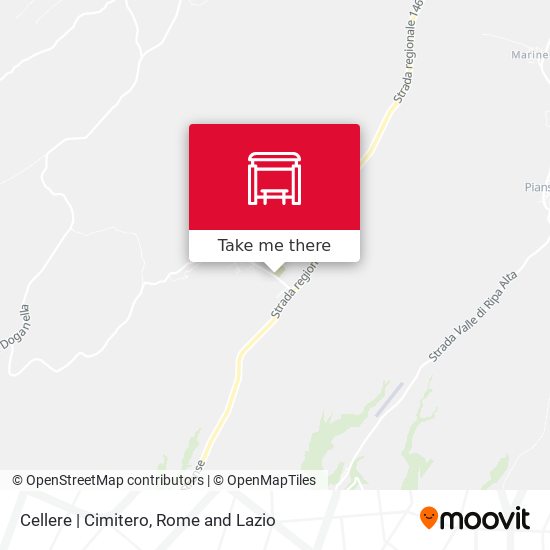 Cellere | Cimitero map