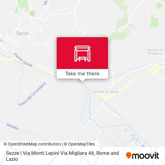 Sezze | Via Monti Lepini Via Migliara 46 map
