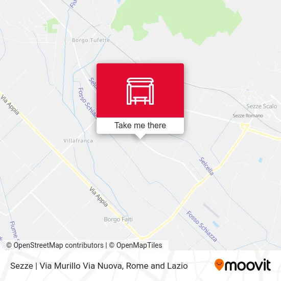 Sezze | Via Murillo Via Nuova map