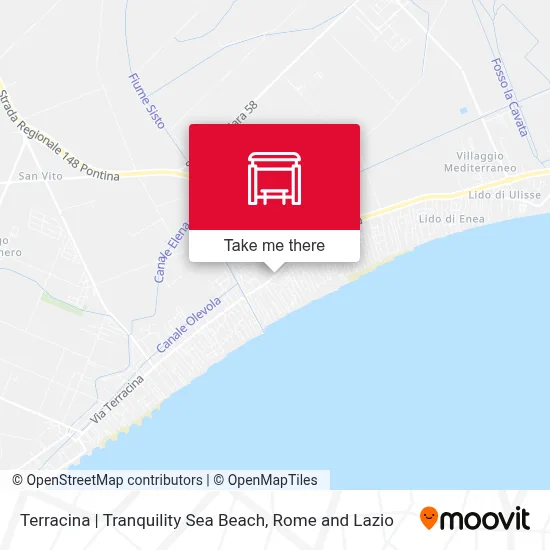 Terracina | Tranquility Sea Beach map