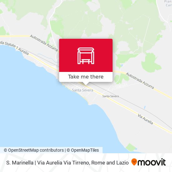 S. Marinella | Via Aurelia Via Tirreno map