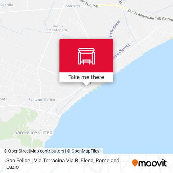 San Felice | Via Terracina Via R. Elena map
