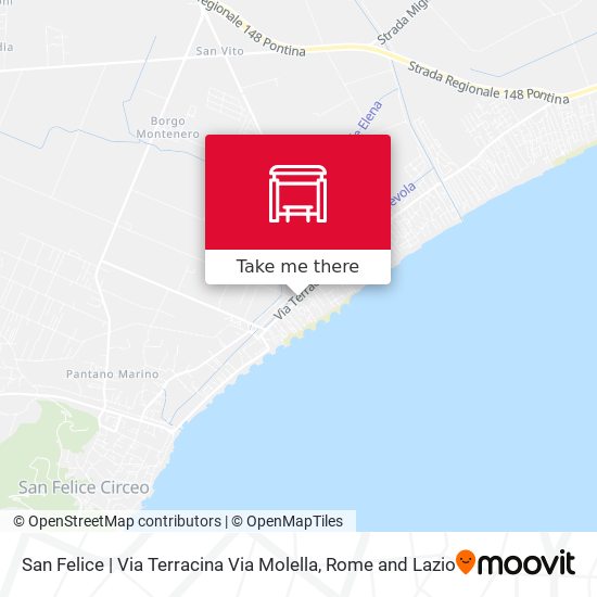 San Felice | Via Terracina Via Molella map