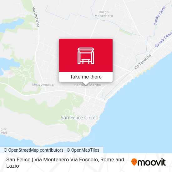 San Felice | Via Montenero Via Foscolo map