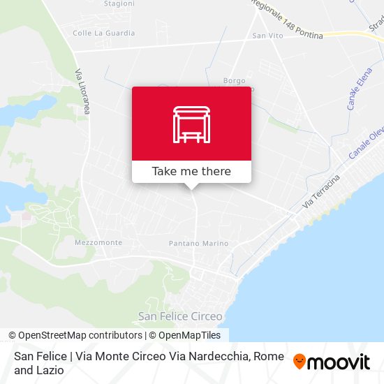 San Felice | Via Monte Circeo Via Nardecchia map