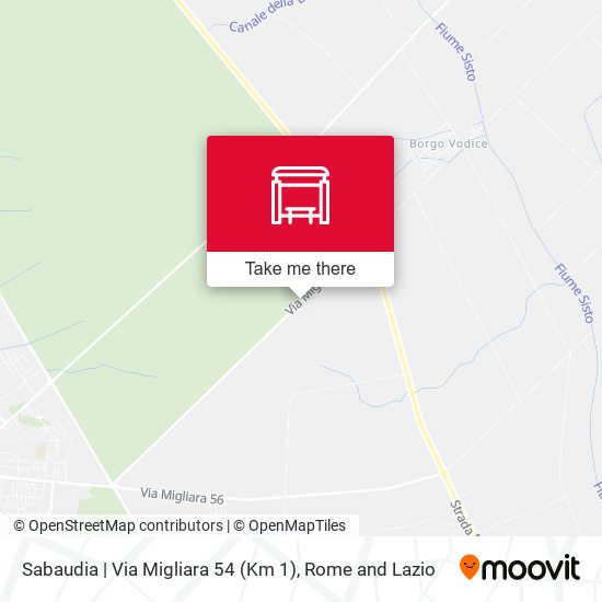 Sabaudia | Via Migliara 54 (Km 1) map