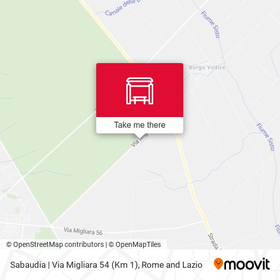 Sabaudia | Via Migliara 54 (Km 1) map