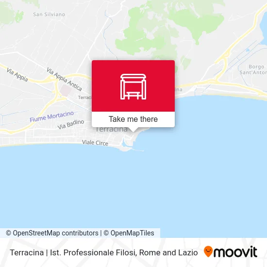 Terracina | Filosi Professional Institute map