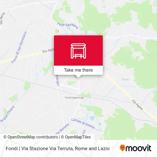 Fondi | Via Stazione Via Terruta map