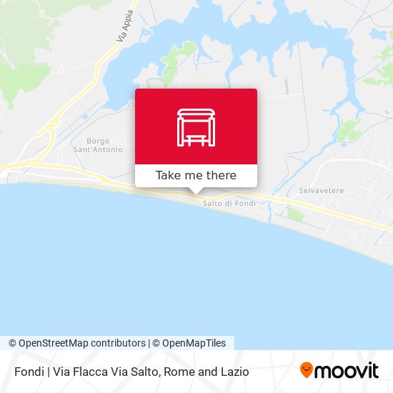 Fondi | Via Flacca Via Salto map