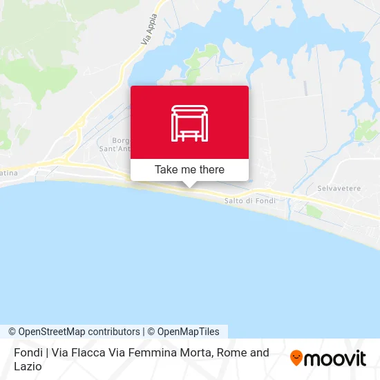 Fondi | Flacca Street Dead Female Street map