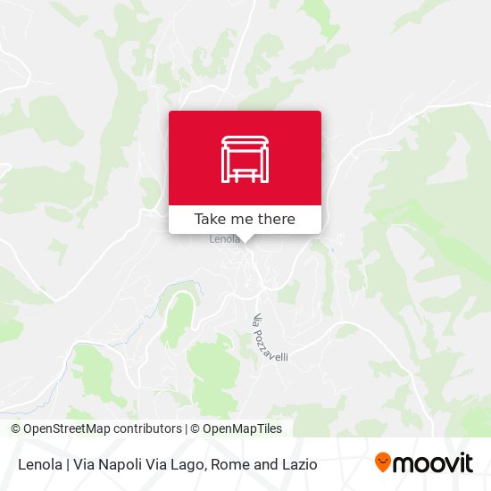 Lenola | Via Napoli Via Lago map