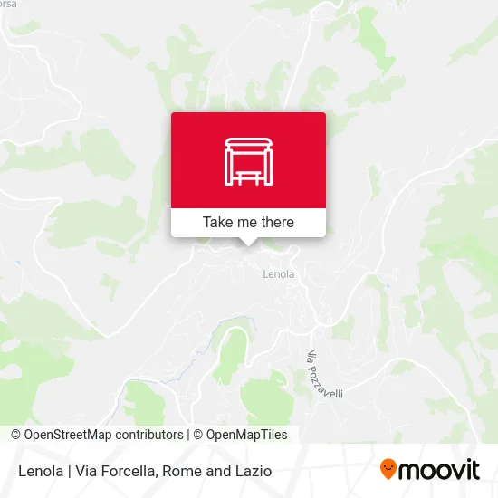 Lenola | Via Forcella map