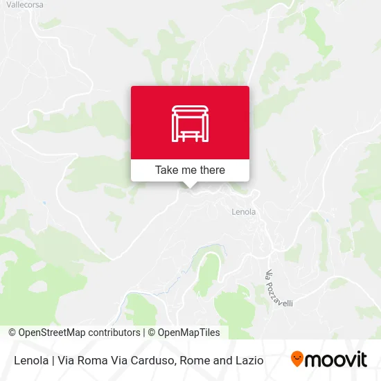 Lenola | Via Roma Via Carduso map