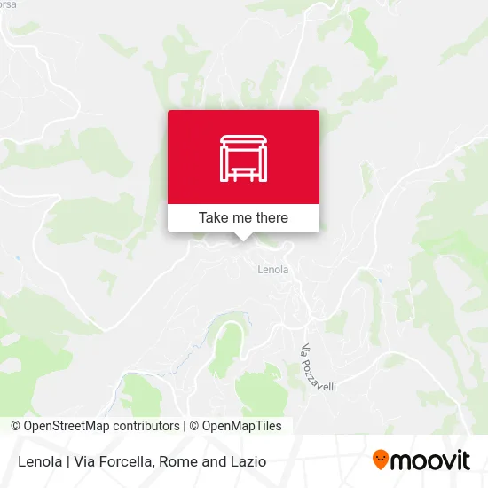 Lenola | Via Forcella map