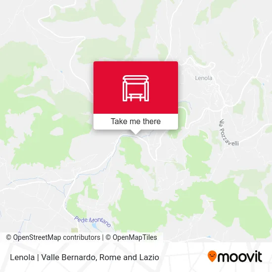 Lenola | Valle Bernardo map
