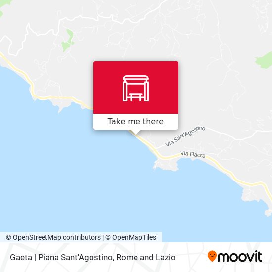 Gaeta | Piana Sant'Agostino map